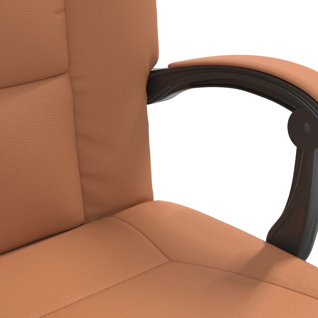 Fauteuil inclinable de bureau Marron Similicuir - XIOS