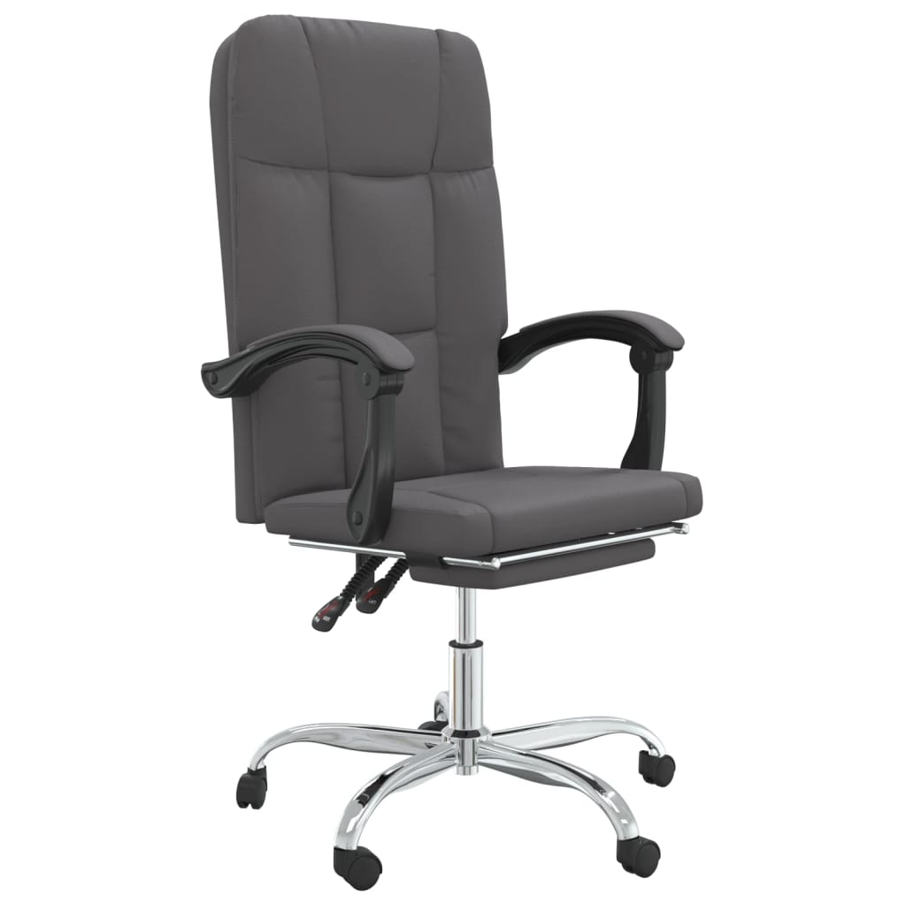 Fauteuil inclinable de bureau Gris Similicuir - XIOS