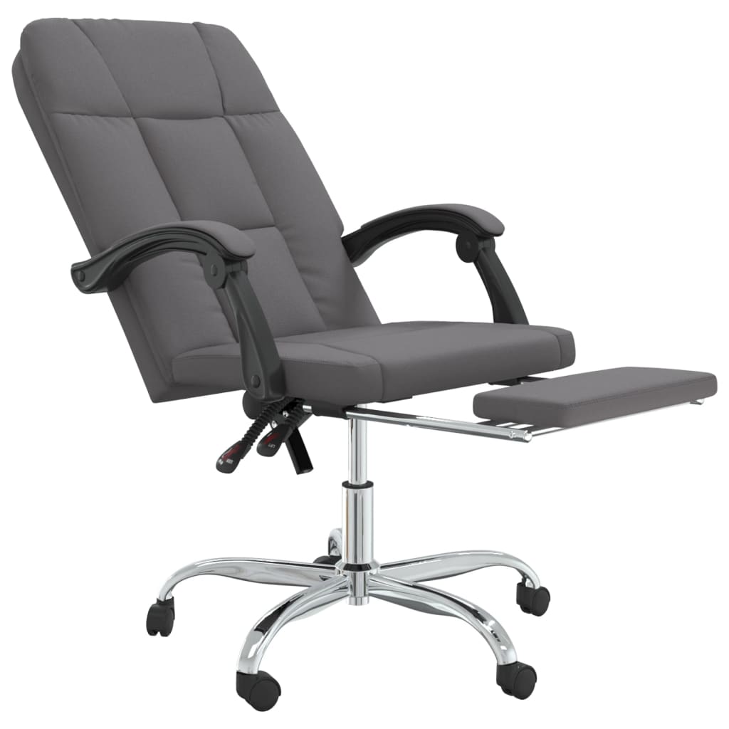 Fauteuil inclinable de bureau Gris Similicuir - XIOS