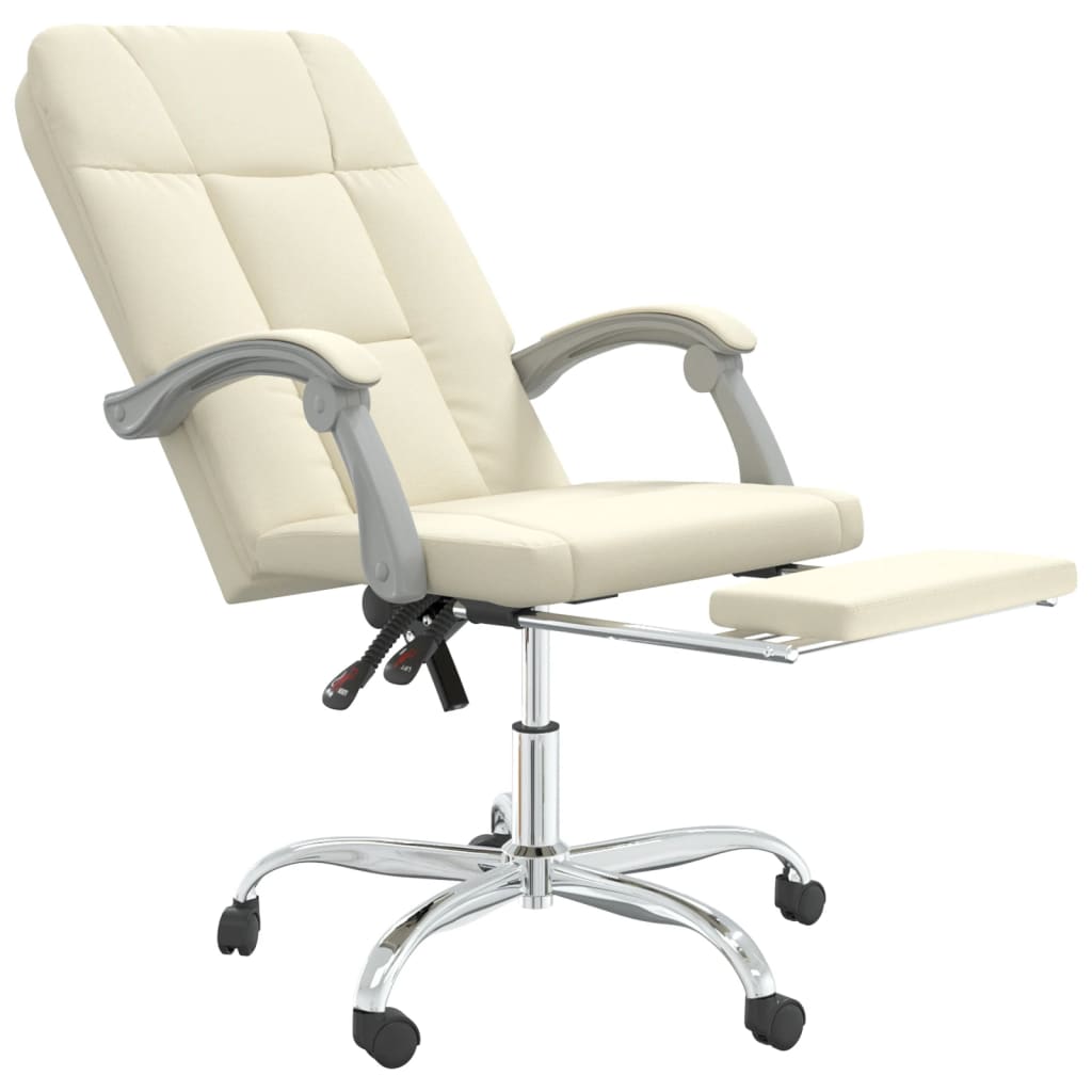 Fauteuil inclinable de bureau Crème Similicuir - XIOS
