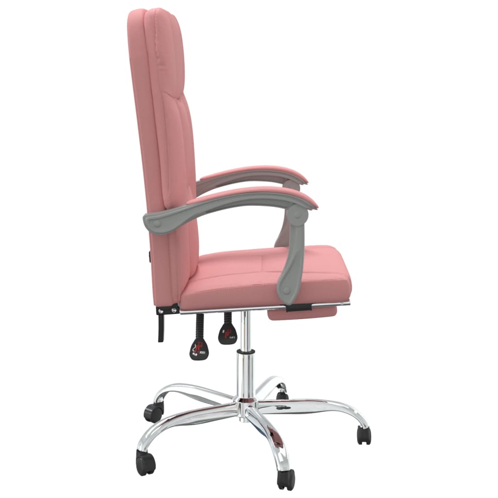 Fauteuil inclinable de bureau Rose Similicuir - XIOS