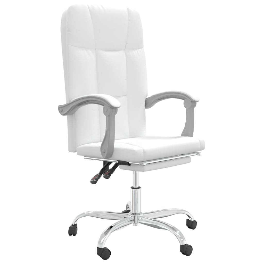 Fauteuil inclinable de bureau Blanc Similicuir - XIOS