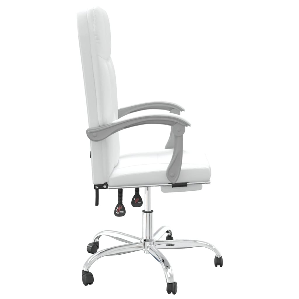 Fauteuil inclinable de bureau Blanc Similicuir - XIOS