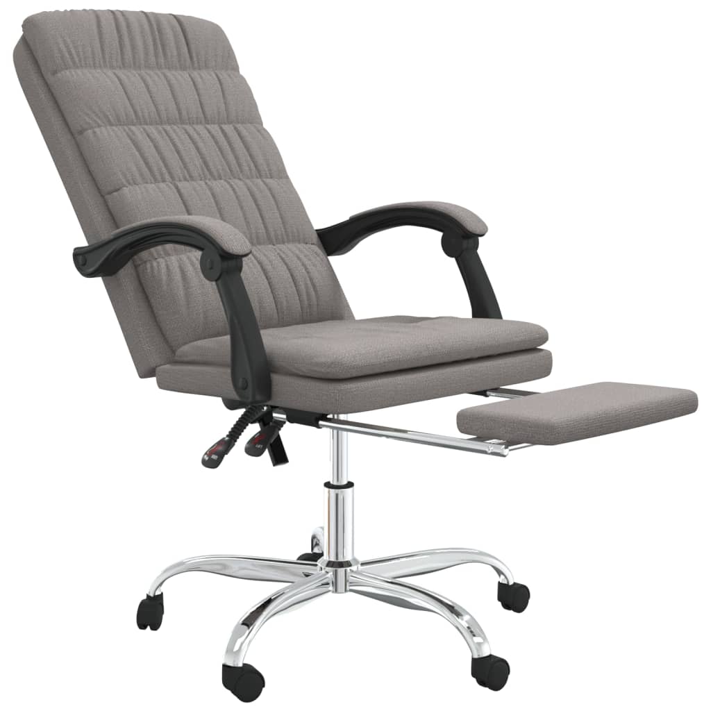 Fauteuil inclinable de bureau Taupe Tissu - XIOS