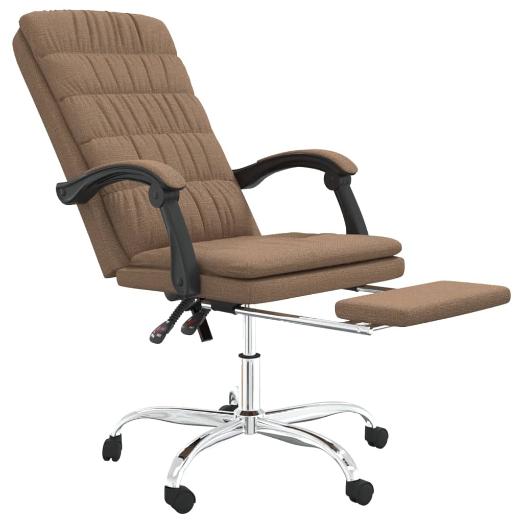 Fauteuil inclinable de bureau Marron Tissu - XIOS
