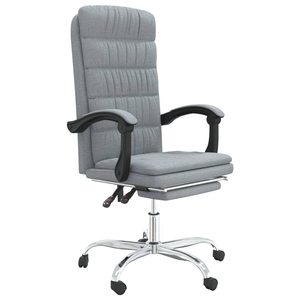Fauteuil inclinable de bureau Gris clair Tissu - XIOS