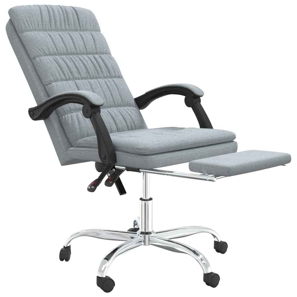Fauteuil inclinable de bureau Gris clair Tissu - XIOS