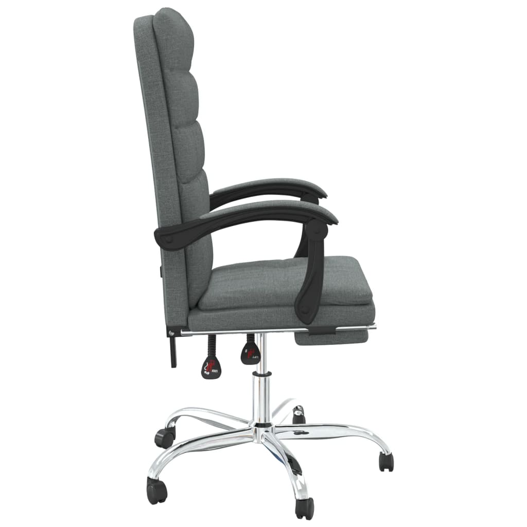Fauteuil inclinable de bureau Gris foncé Tissu - XIOS