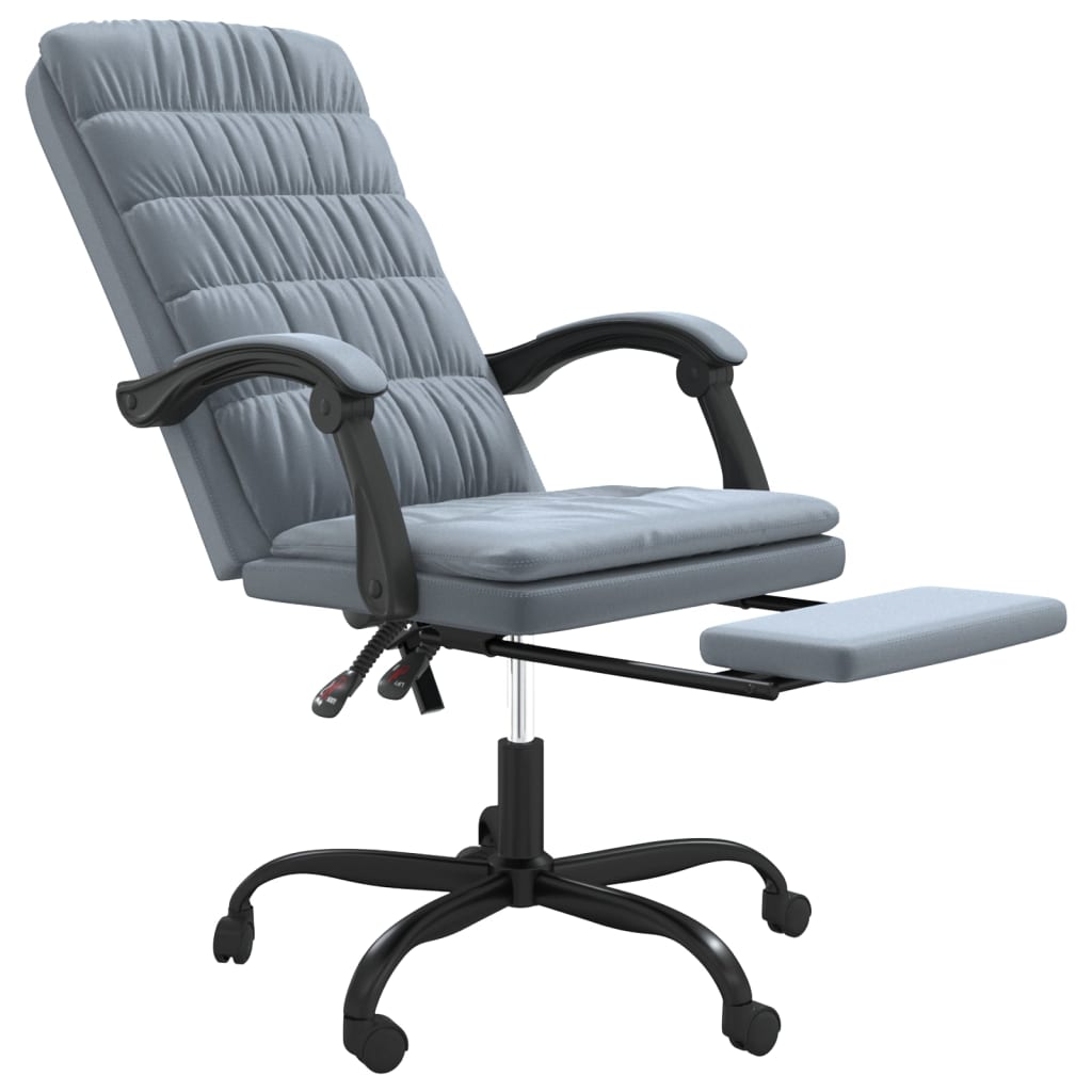 Fauteuil inclinable de bureau Gris foncé Velours - XIOS