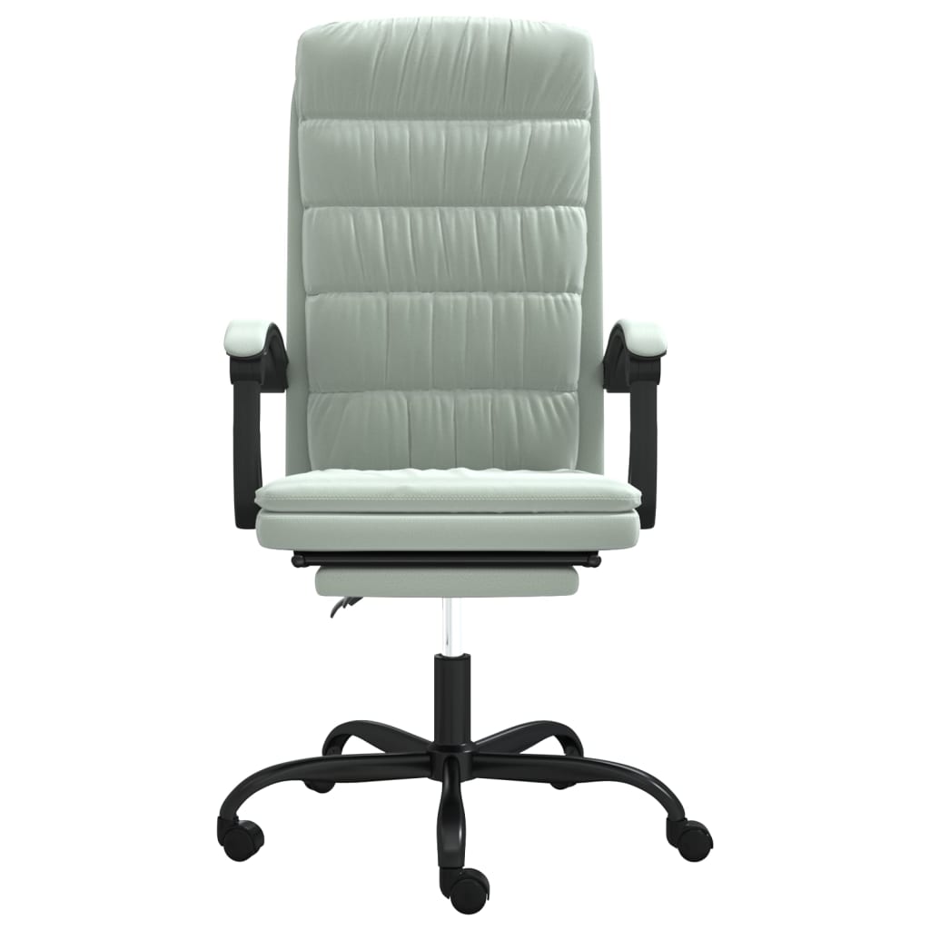 Fauteuil inclinable de bureau Gris clair Velours - XIOS