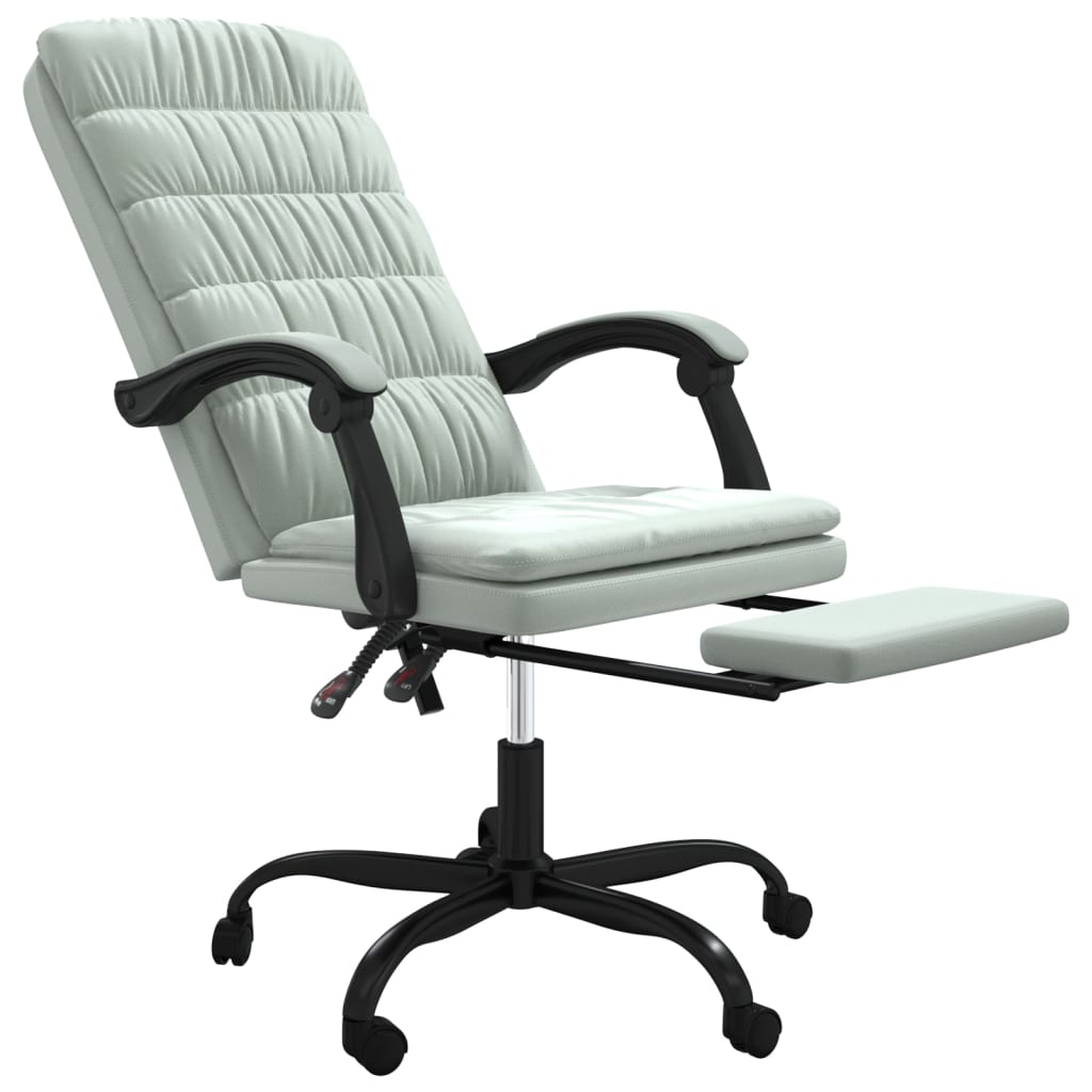 Fauteuil inclinable de bureau Gris clair Velours - XIOS