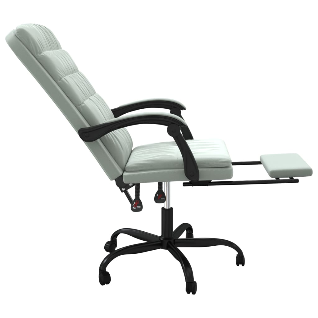 Fauteuil inclinable de bureau Gris clair Velours - XIOS