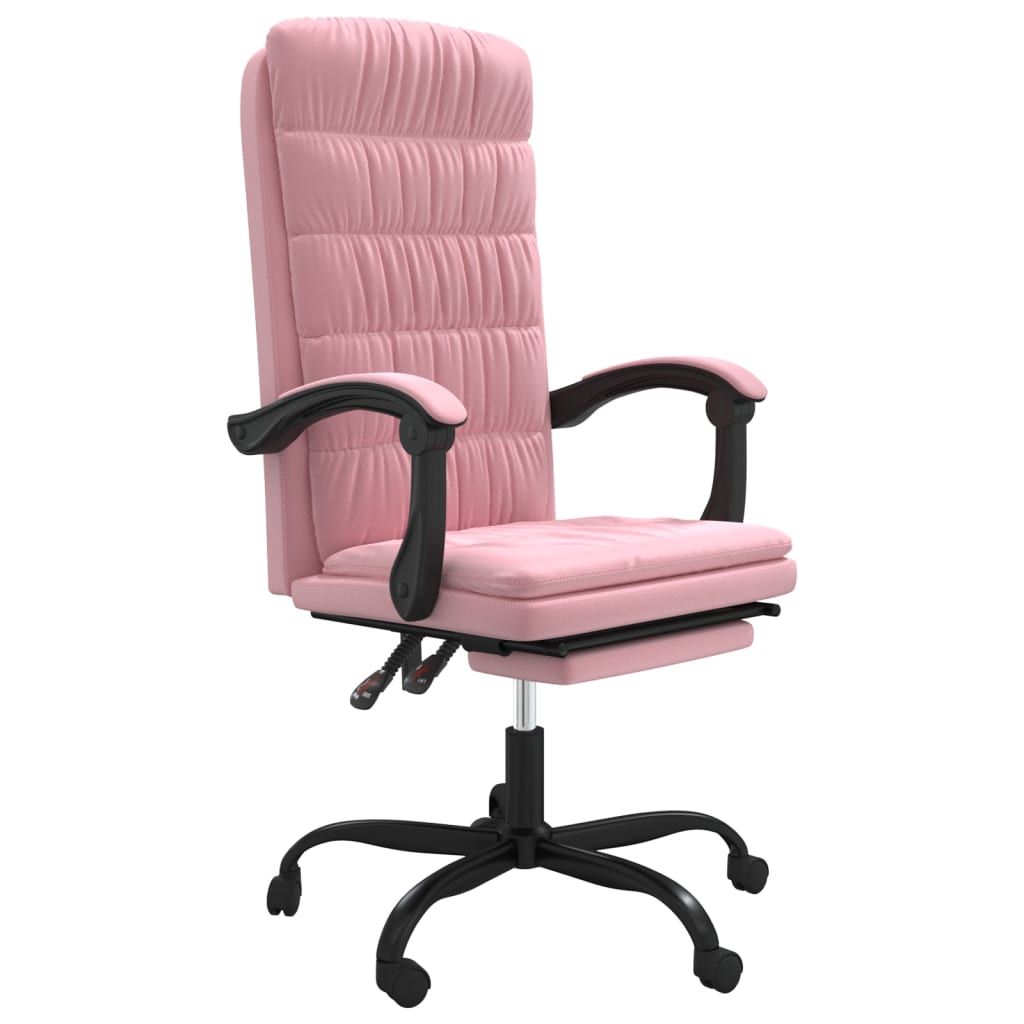 Fauteuil inclinable de bureau Rose Velours - XIOS