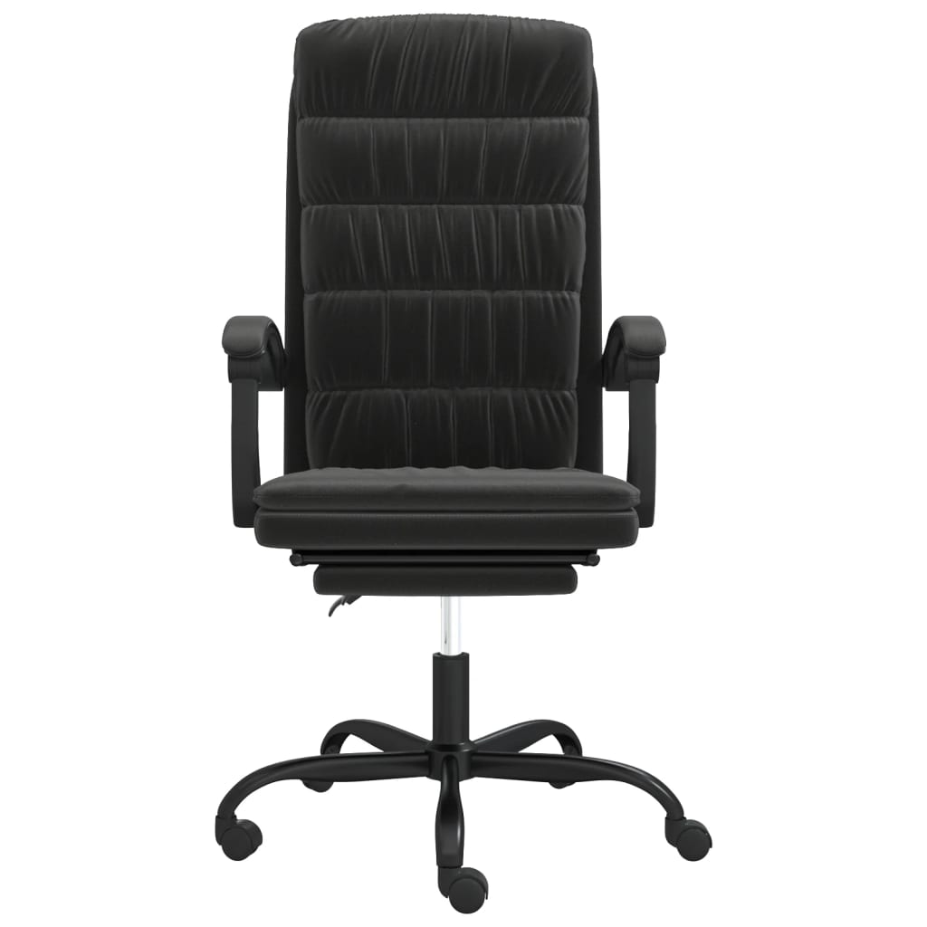 Fauteuil inclinable de bureau Noir Velours - XIOS