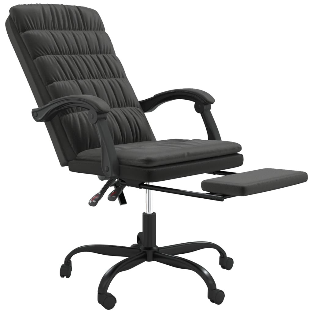 Fauteuil inclinable de bureau Noir Velours - XIOS