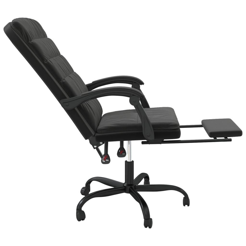 Fauteuil inclinable de bureau Noir Velours - XIOS