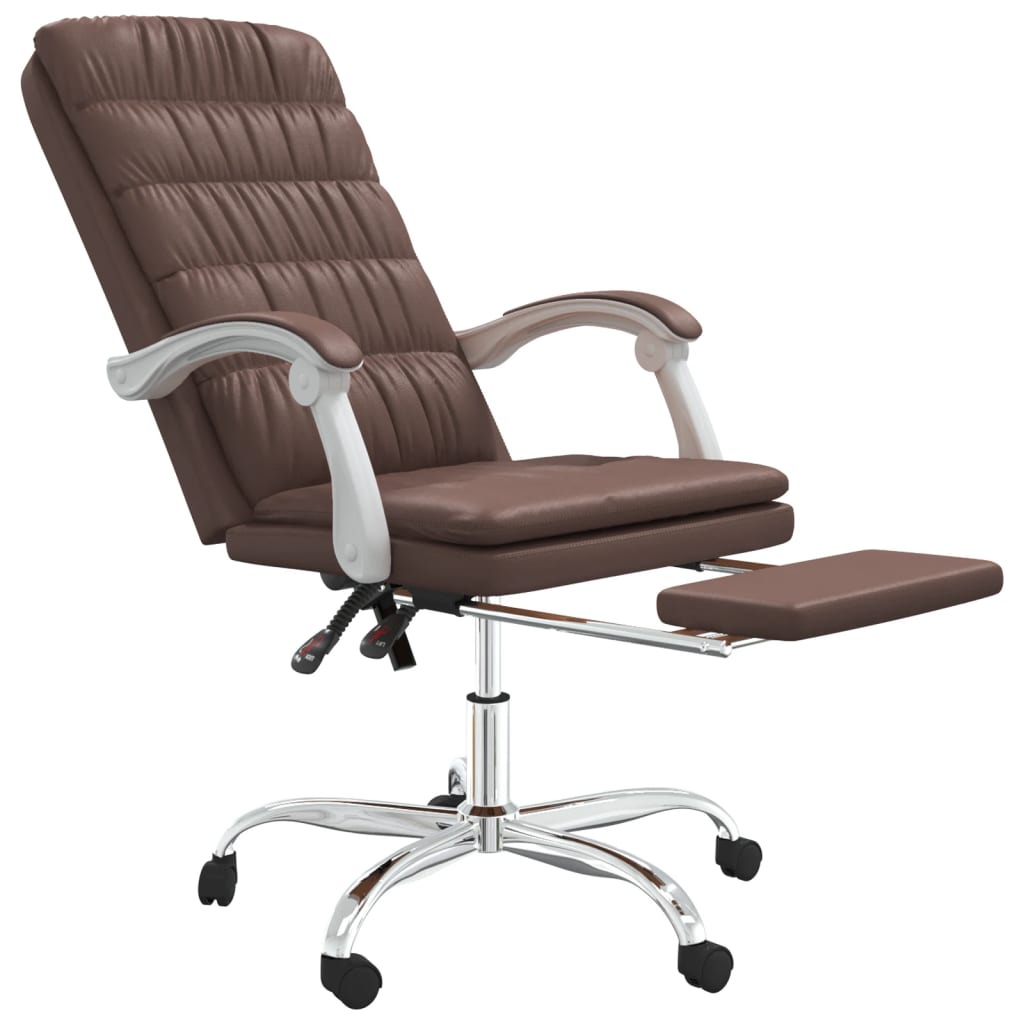 Fauteuil inclinable de bureau Marron Similicuir - XIOS