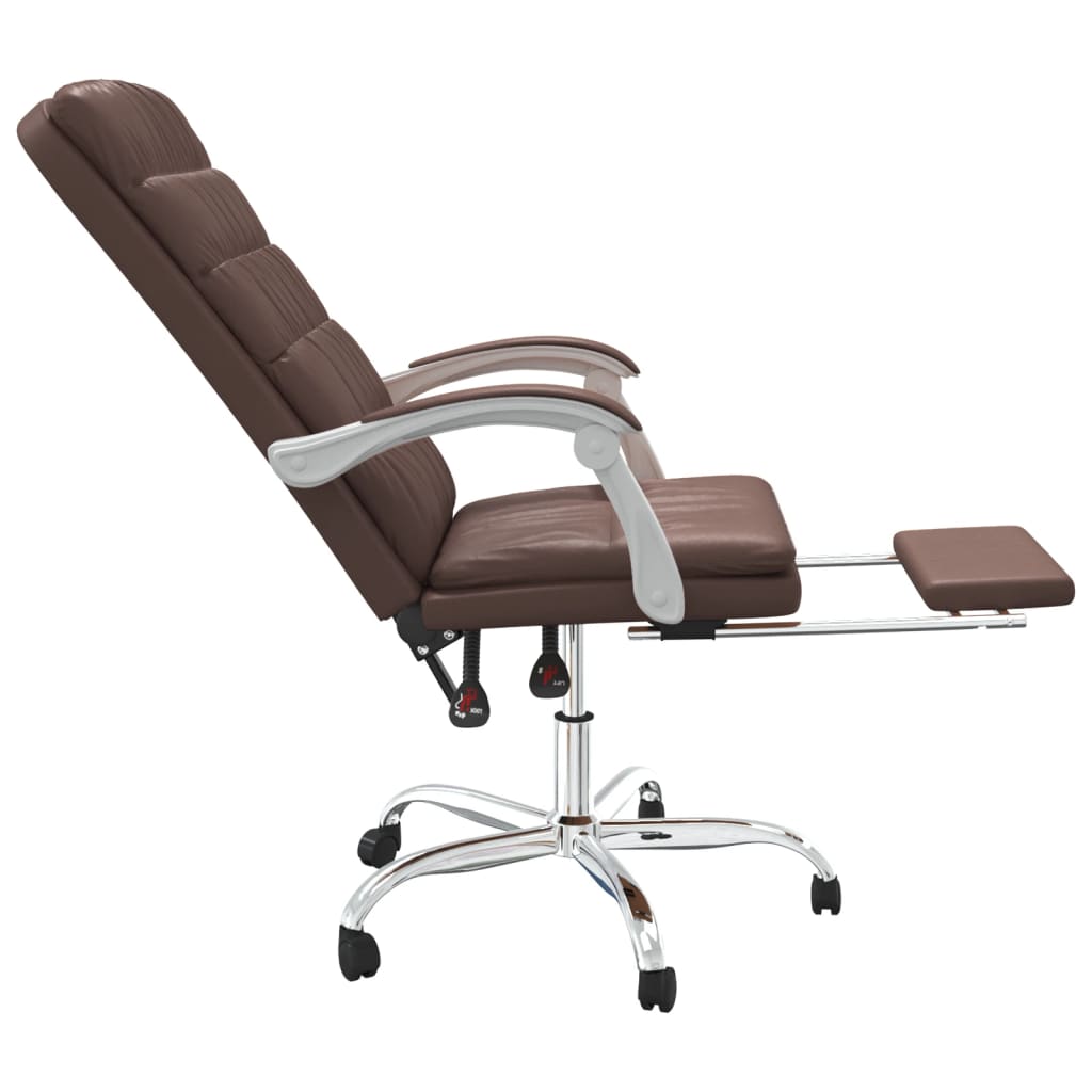 Fauteuil inclinable de bureau Marron Similicuir - XIOS