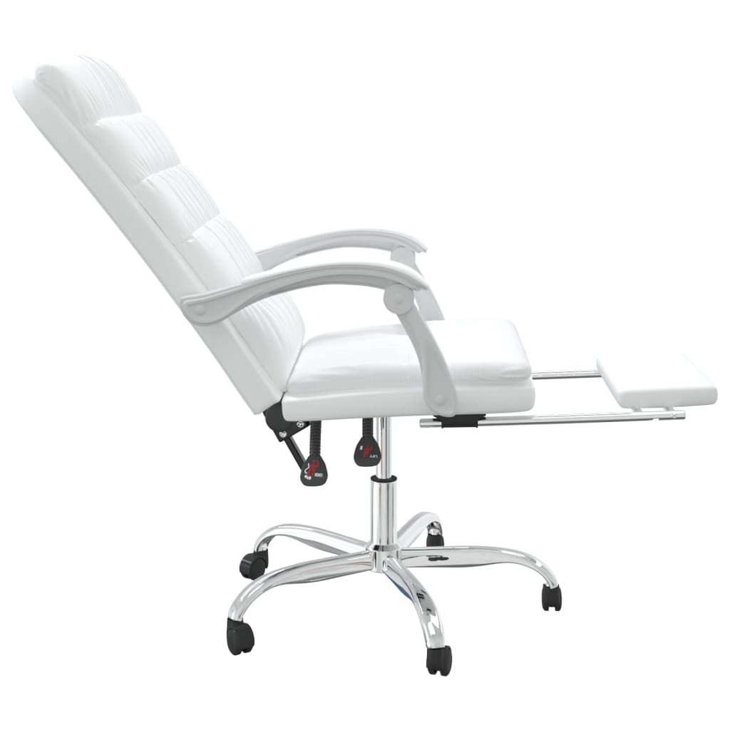 Fauteuil inclinable de bureau Blanc Similicuir - XIOS
