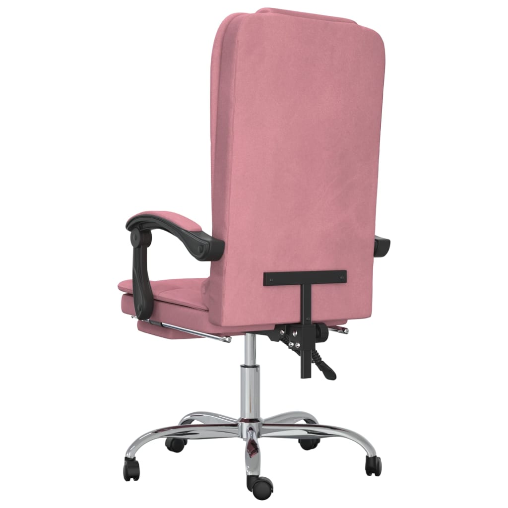Fauteuil de massage inclinable de bureau Rose Velours - XIOS