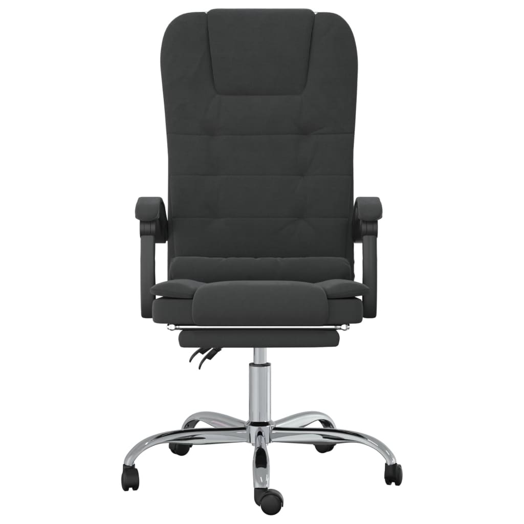 Fauteuil de massage inclinable de bureau Noir Velours - XIOS