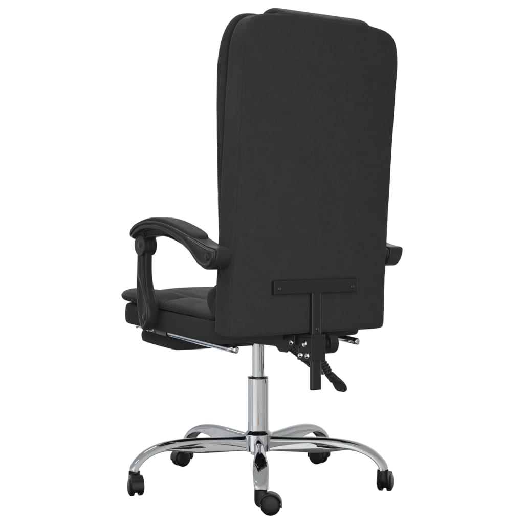 Fauteuil de massage inclinable de bureau Noir Velours - XIOS