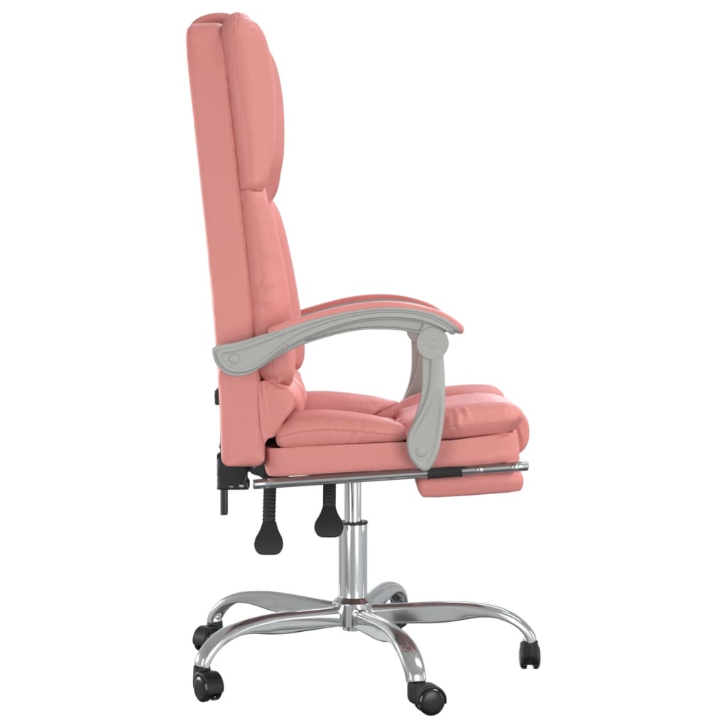 Fauteuil de massage inclinable de bureau Rose Similicuir - XIOS