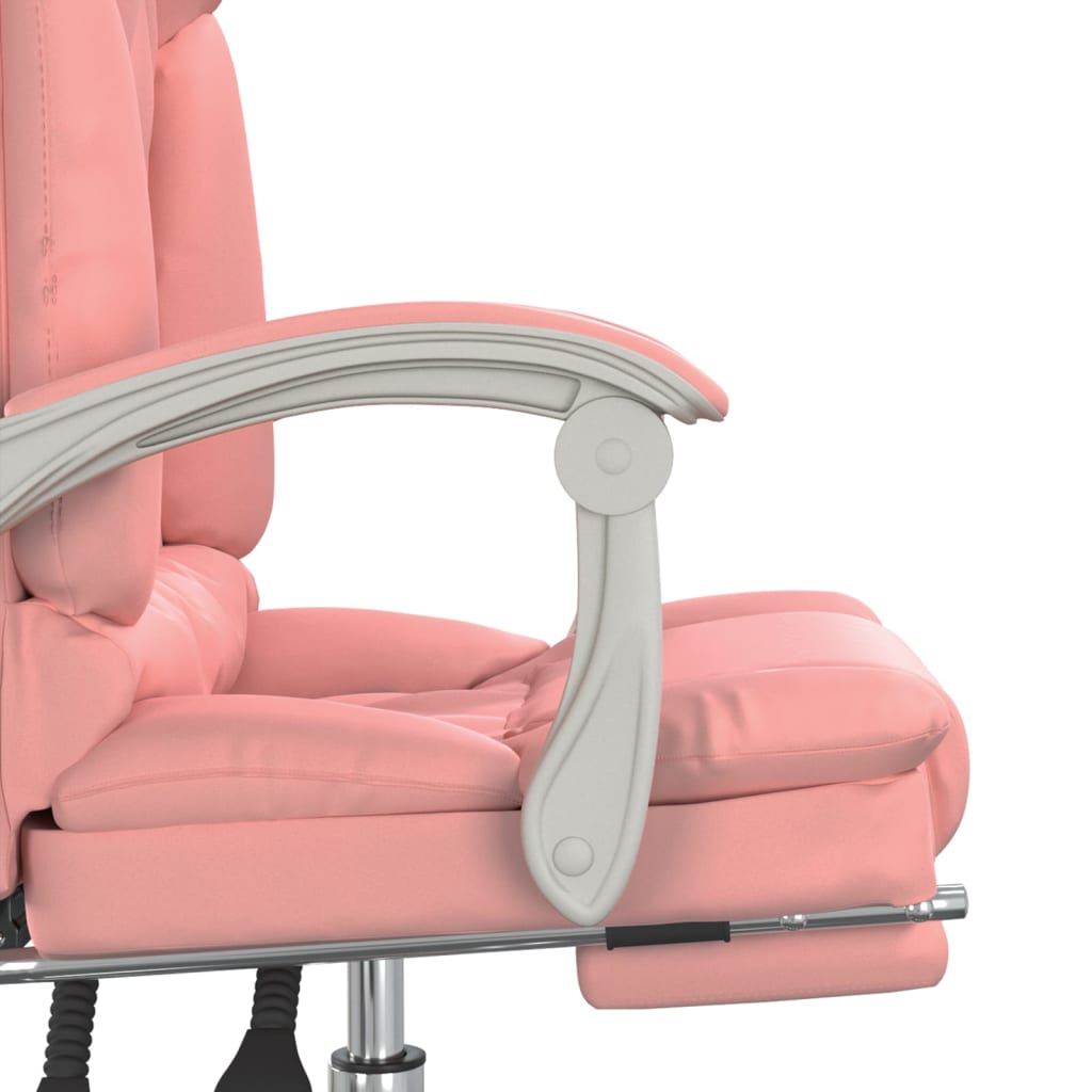 Fauteuil de massage inclinable de bureau Rose Similicuir - XIOS