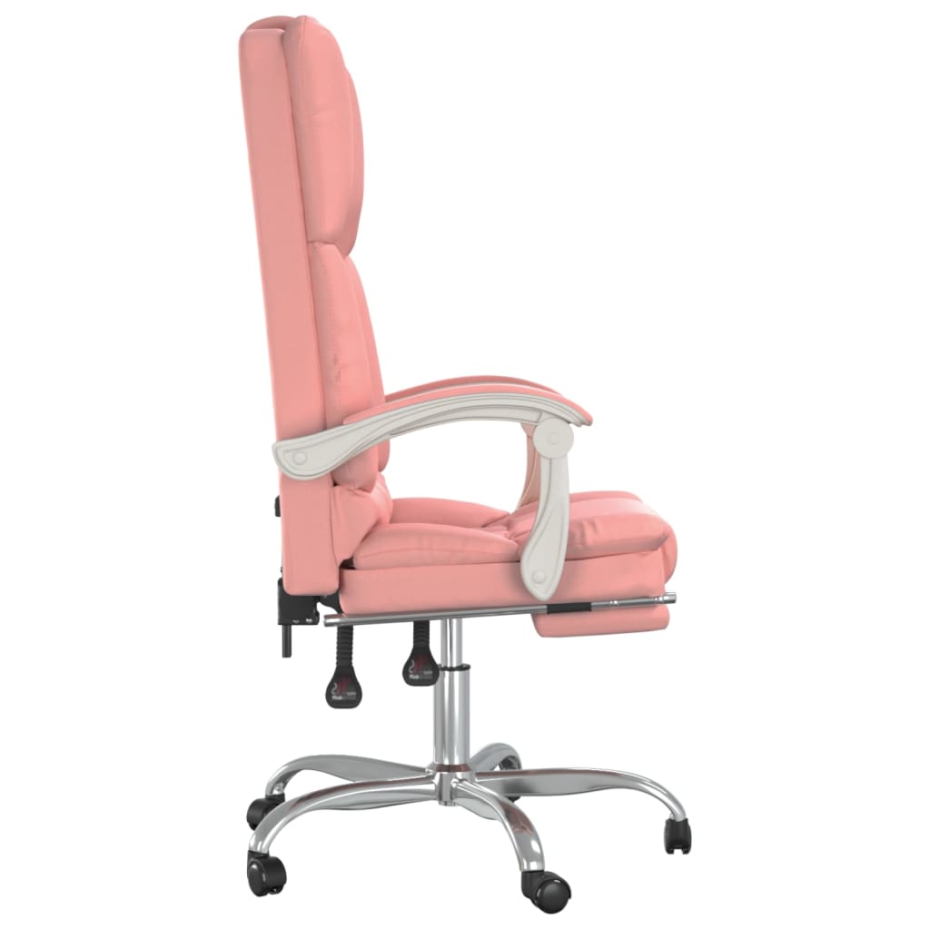 Fauteuil de massage inclinable de bureau Rose Similicuir - XIOS