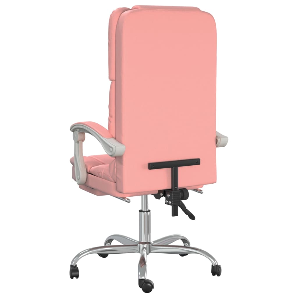 Fauteuil de massage inclinable de bureau Rose Similicuir - XIOS
