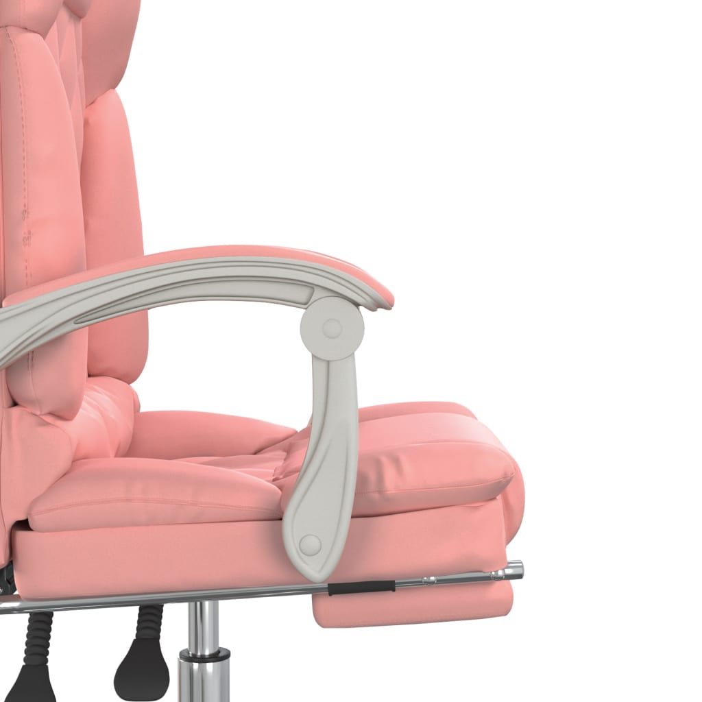 Fauteuil de massage inclinable de bureau Rose Similicuir - XIOS