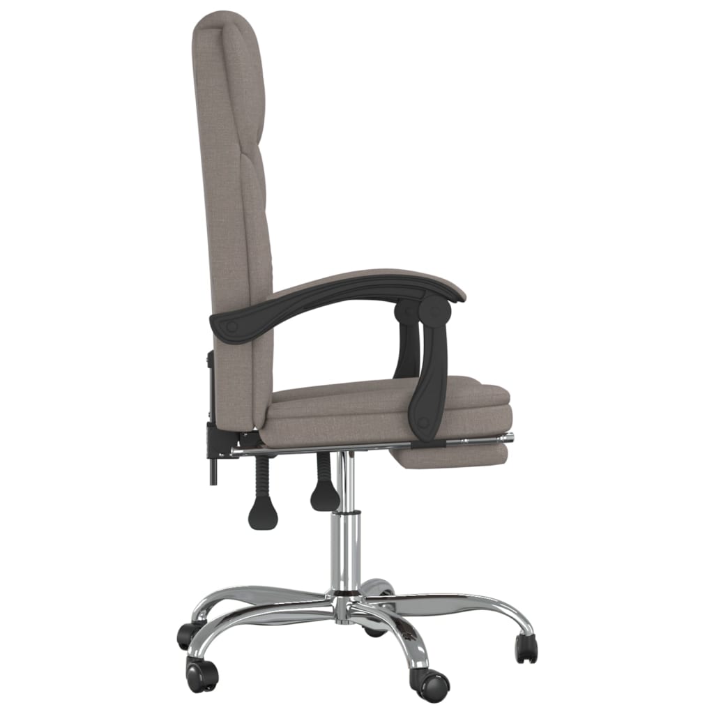 Fauteuil inclinable de bureau Taupe Tissu - XIOS