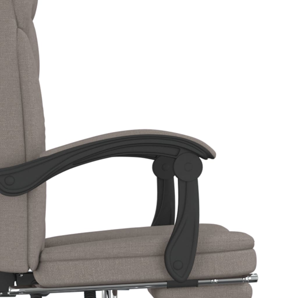 Fauteuil inclinable de bureau Taupe Tissu - XIOS