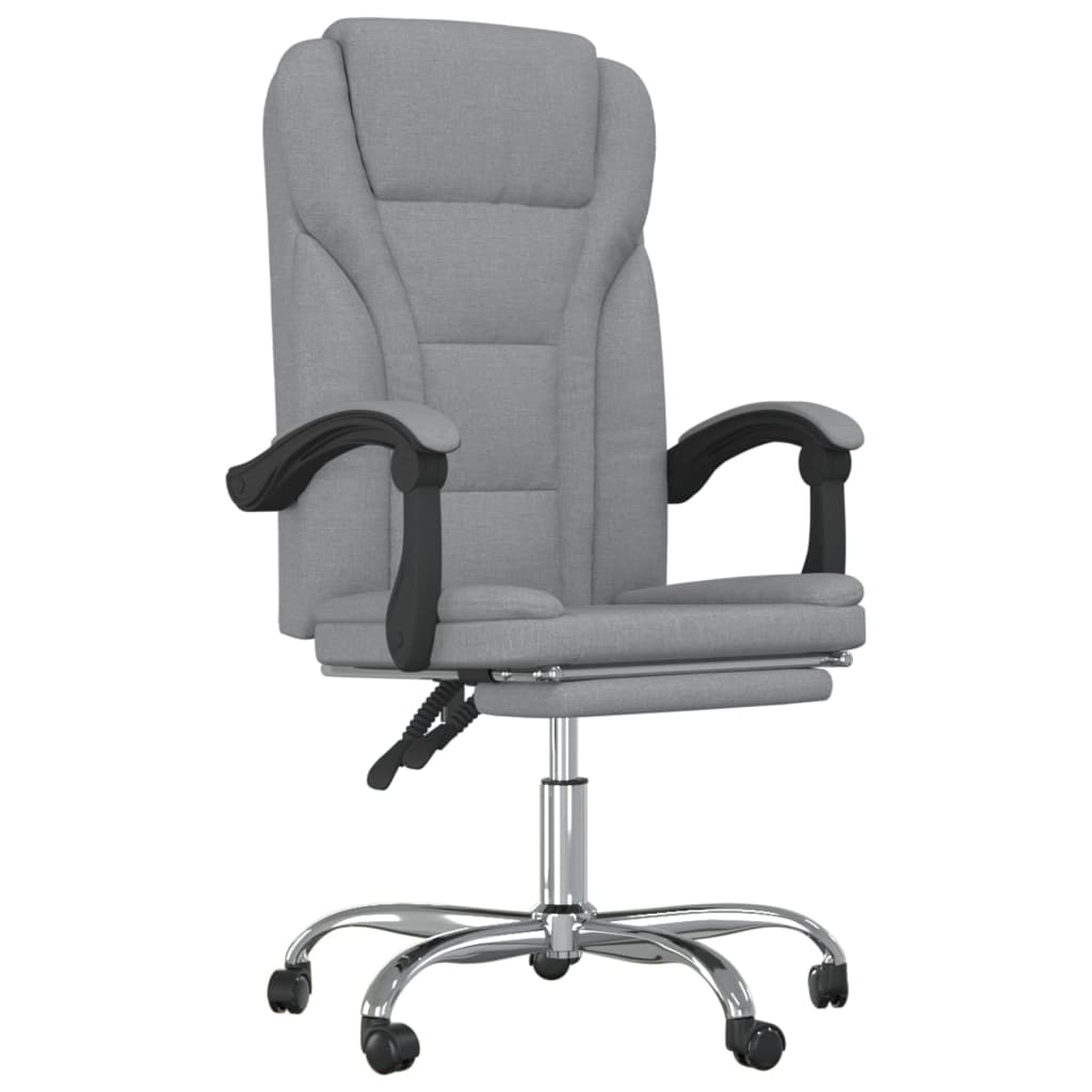 Fauteuil inclinable de bureau Gris clair Tissu - XIOS