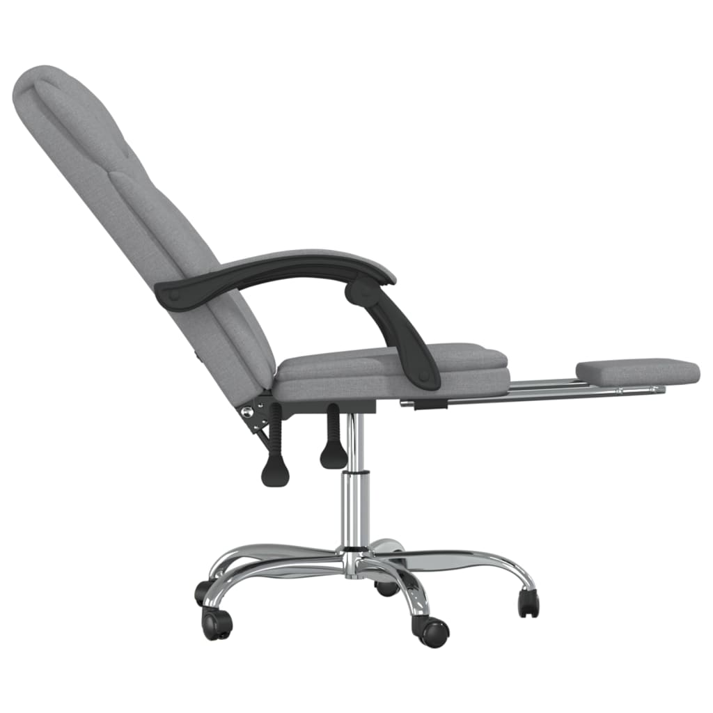 Fauteuil inclinable de bureau Gris clair Tissu - XIOS