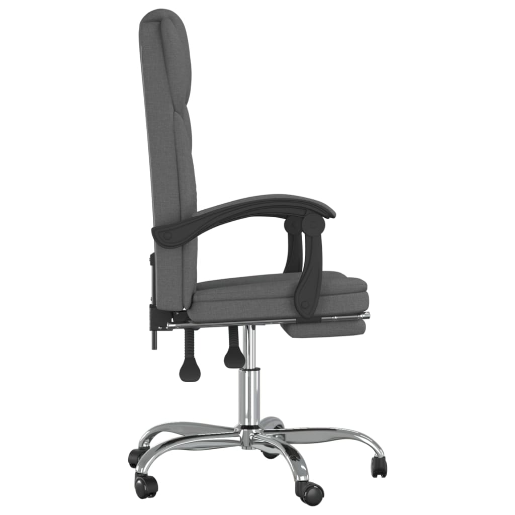 Fauteuil inclinable de bureau Gris foncé Tissu - XIOS