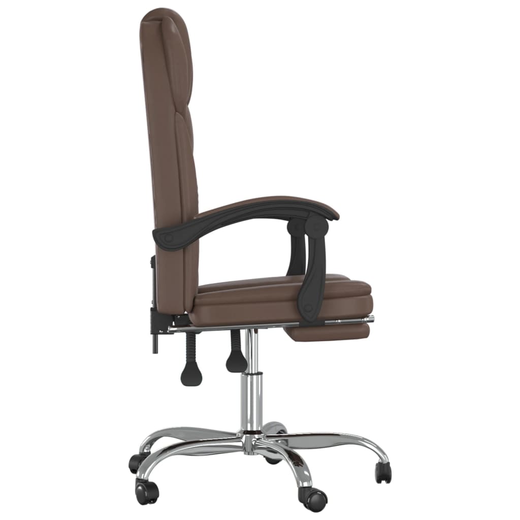 Fauteuil inclinable de bureau Marron Similicuir - XIOS