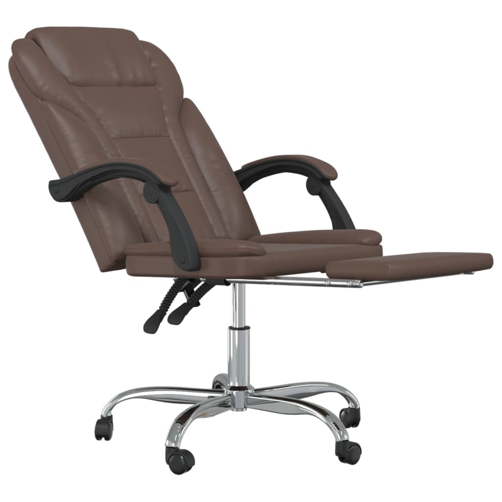 Fauteuil inclinable de bureau Marron Similicuir - XIOS