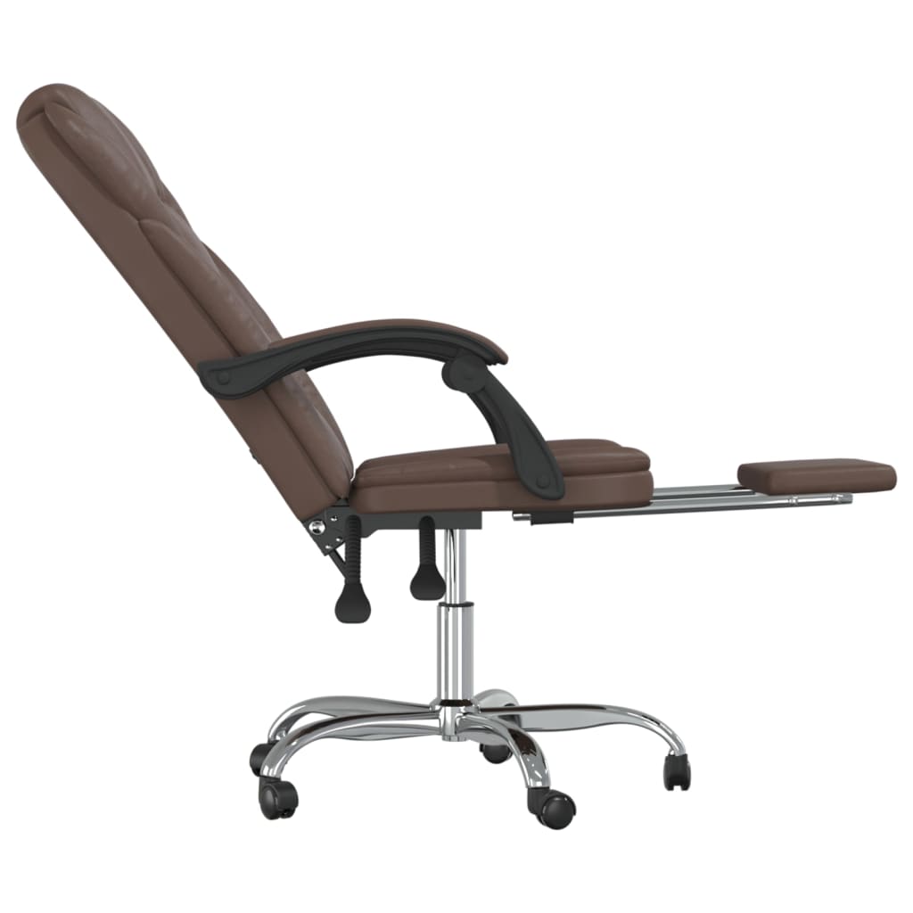 Fauteuil inclinable de bureau Marron Similicuir - XIOS