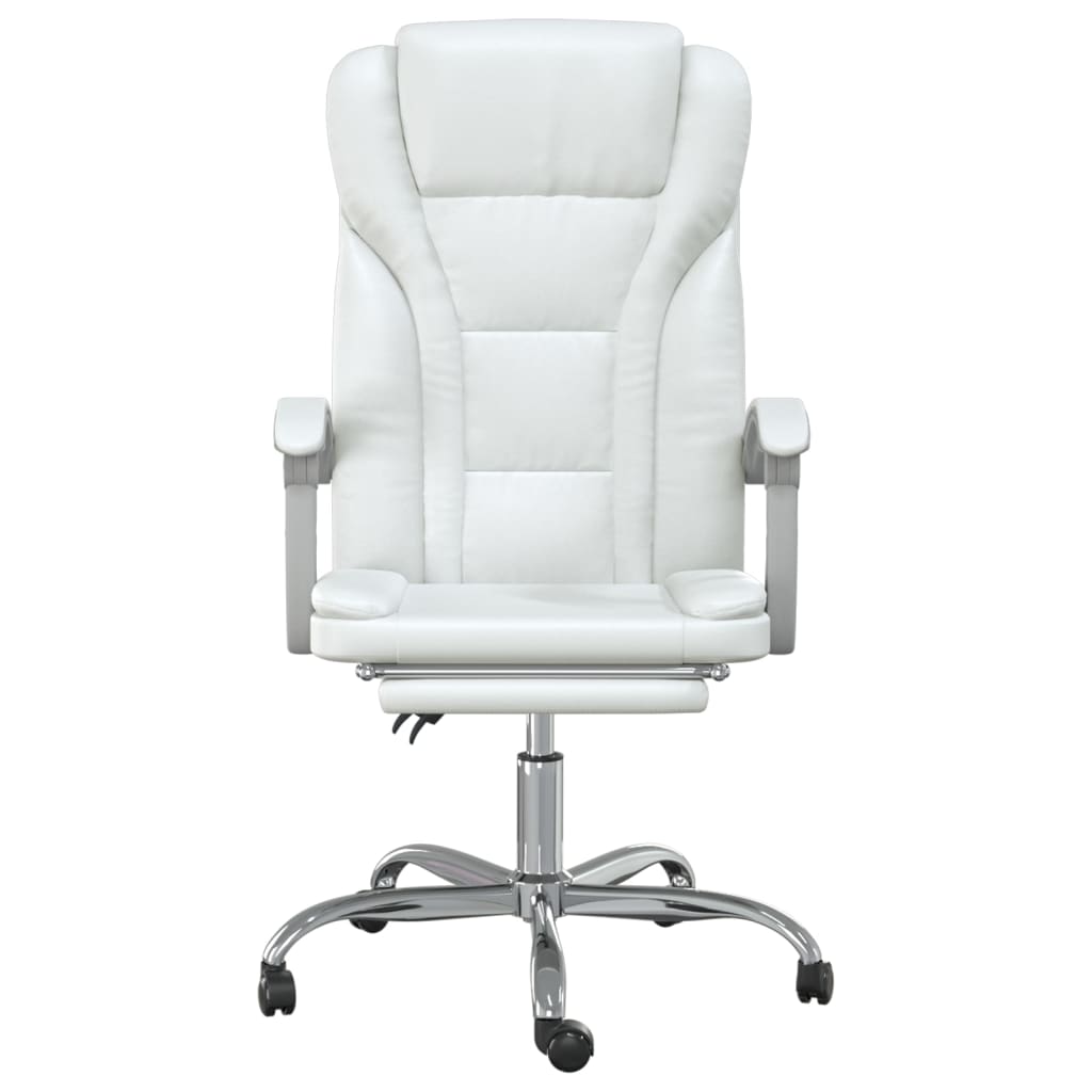 Fauteuil inclinable de bureau Blanc Similicuir - XIOS