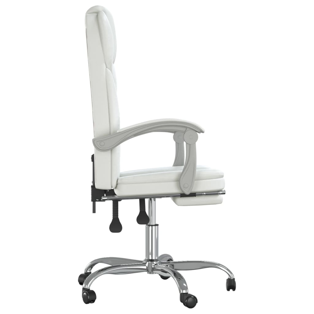Fauteuil inclinable de bureau Blanc Similicuir - XIOS