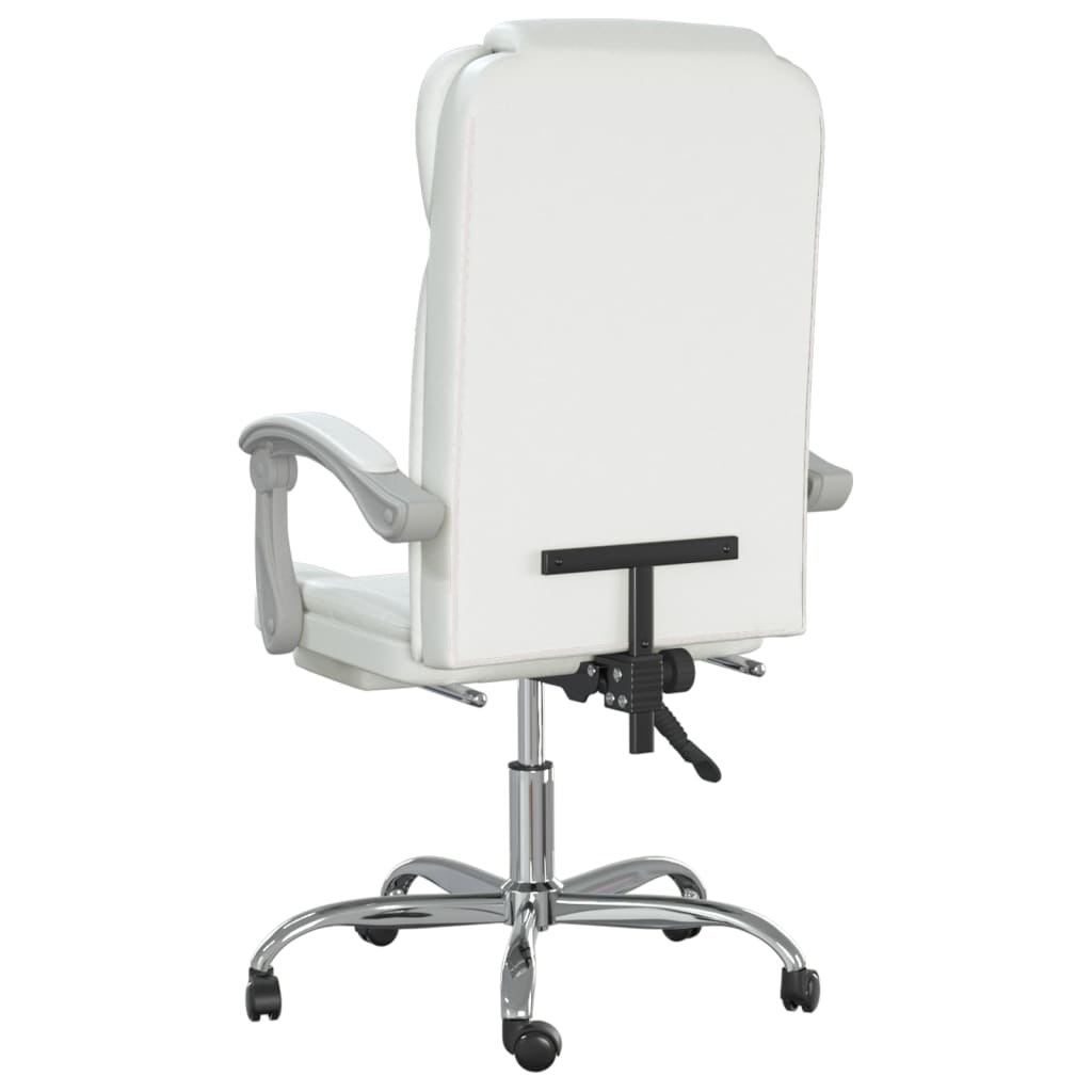 Fauteuil inclinable de bureau Blanc Similicuir - XIOS