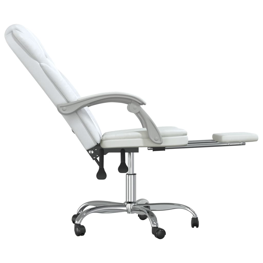 Fauteuil inclinable de bureau Blanc Similicuir - XIOS