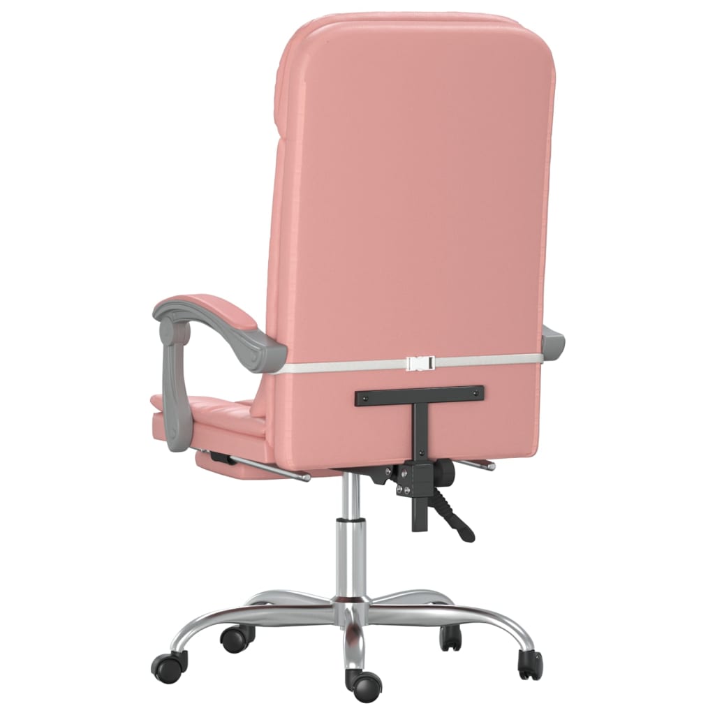 Fauteuil de massage inclinable de bureau Rose Similicuir