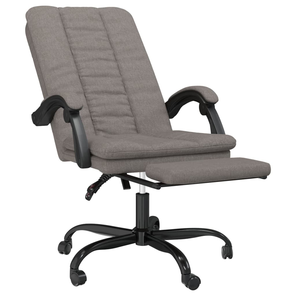 Fauteuil inclinable de bureau Taupe Tissu - XIOS