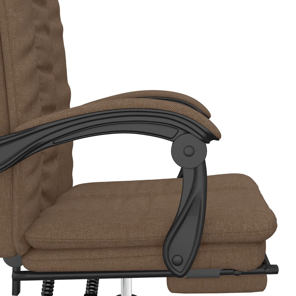 Fauteuil inclinable de bureau Marron Tissu - XIOS