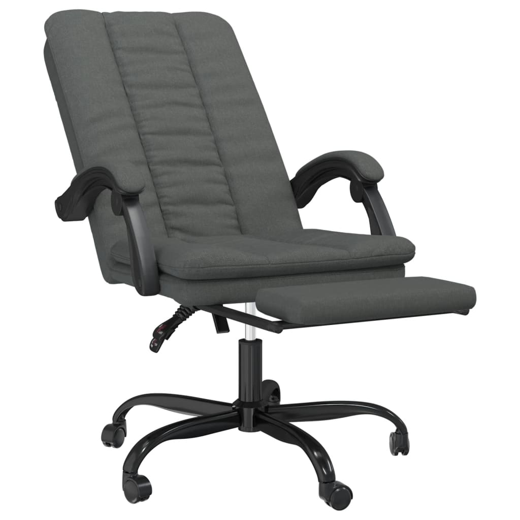 Fauteuil inclinable de bureau Gris foncé Tissu - XIOS