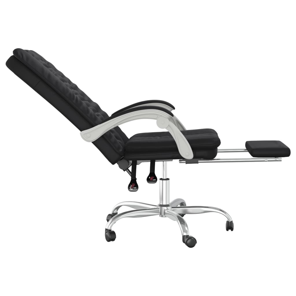 Fauteuil inclinable de bureau Noir Similicuir - XIOS