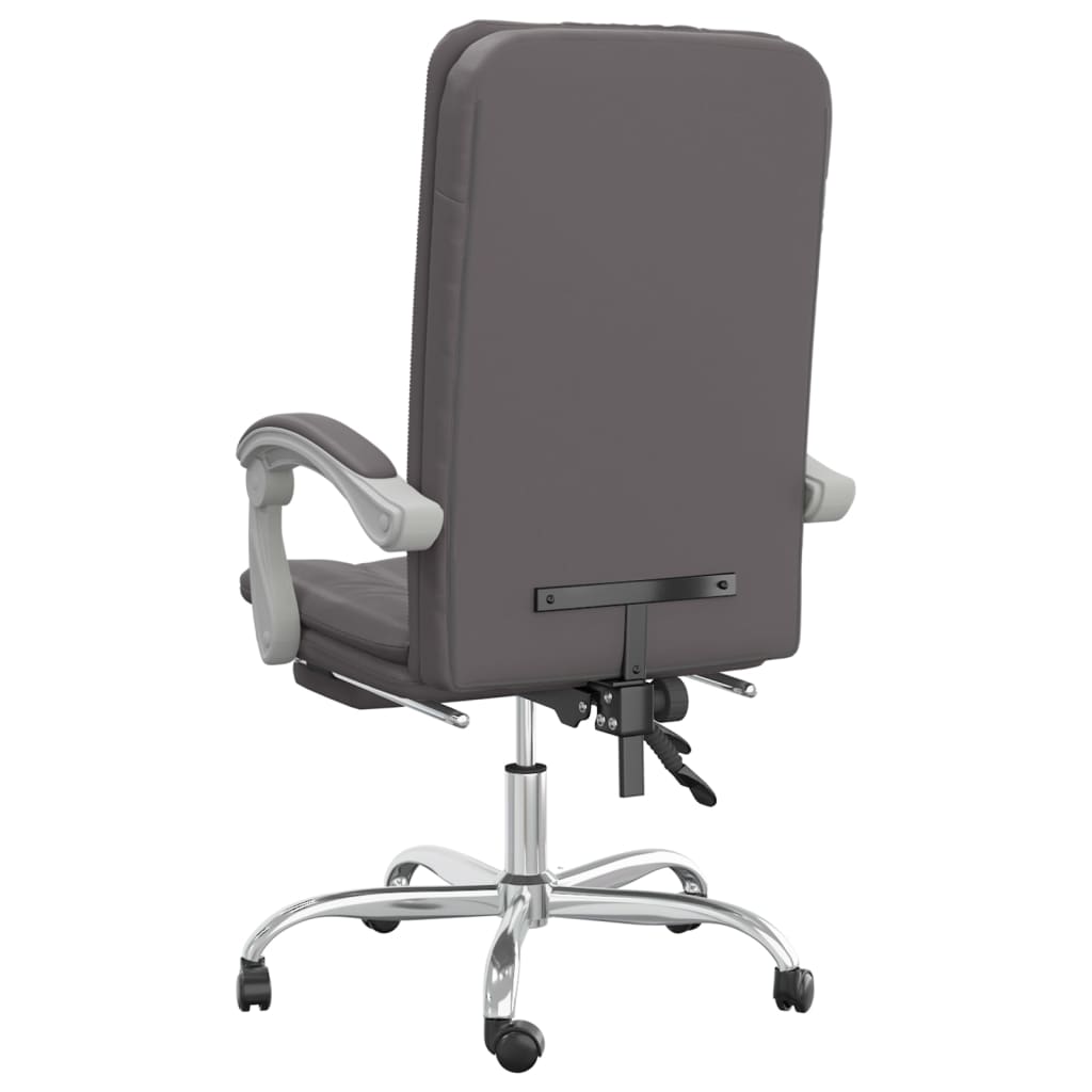 Fauteuil inclinable de bureau Gris Similicuir - XIOS