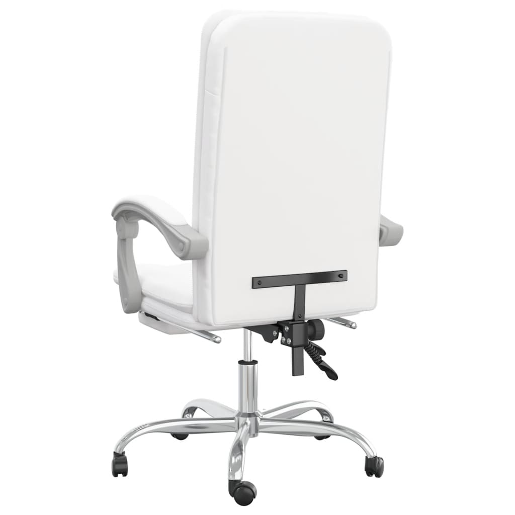 Fauteuil inclinable de bureau Blanc Similicuir - XIOS